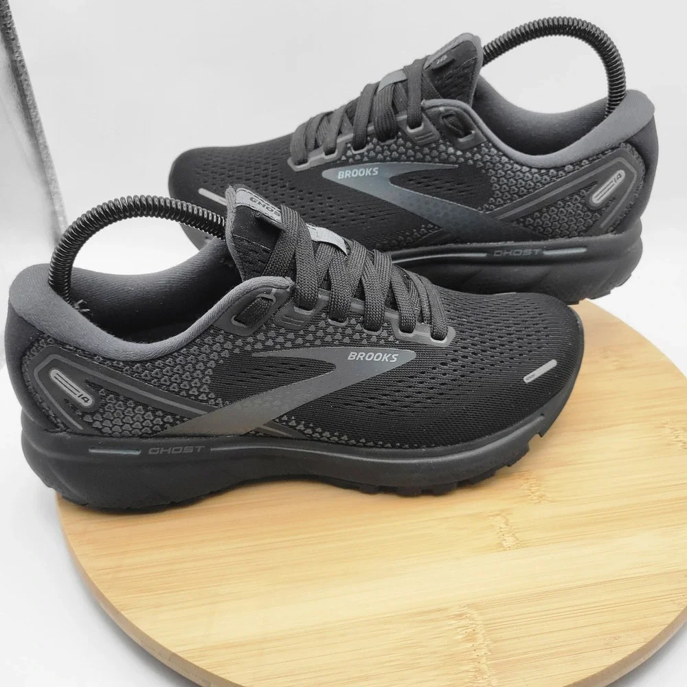 Brooks Ghost 14 Mens Running Shoes Black Ebony 1103561D020 Size 8.5